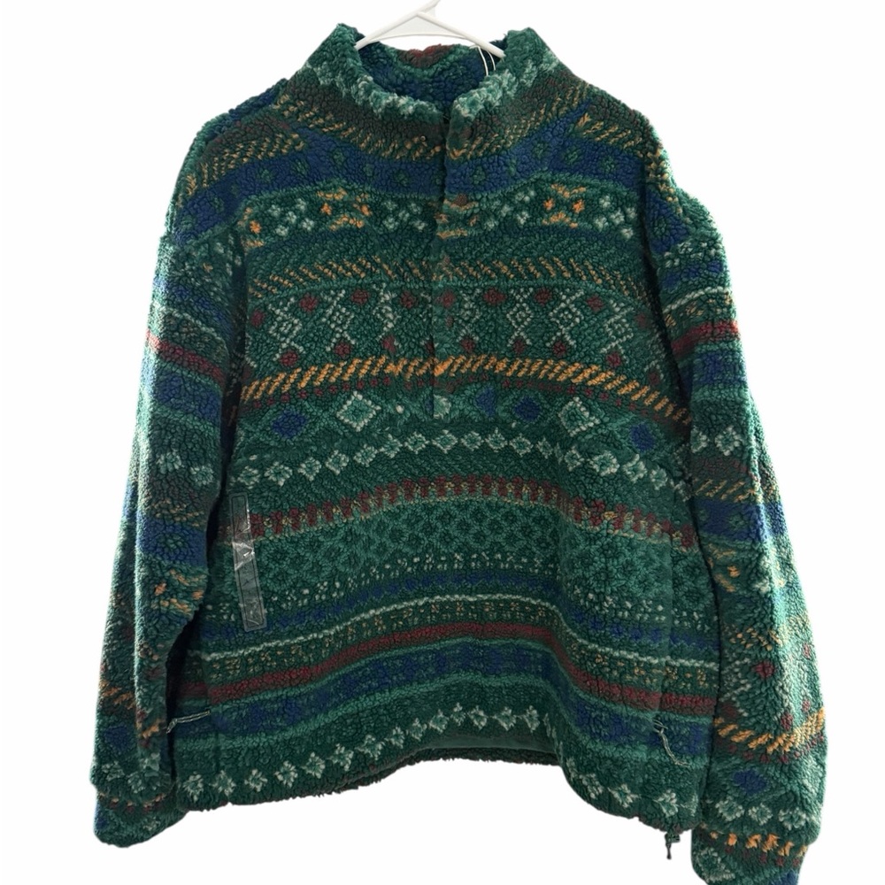 Alpine Design Women’s Multicolor Textured Sweater Size Large NWT PTP 25”